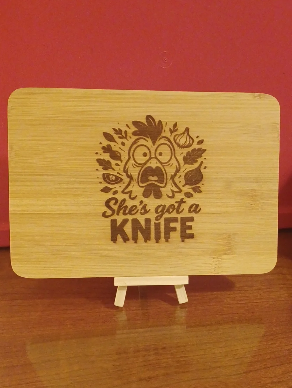 Engraved Bamboo Cutting Board 